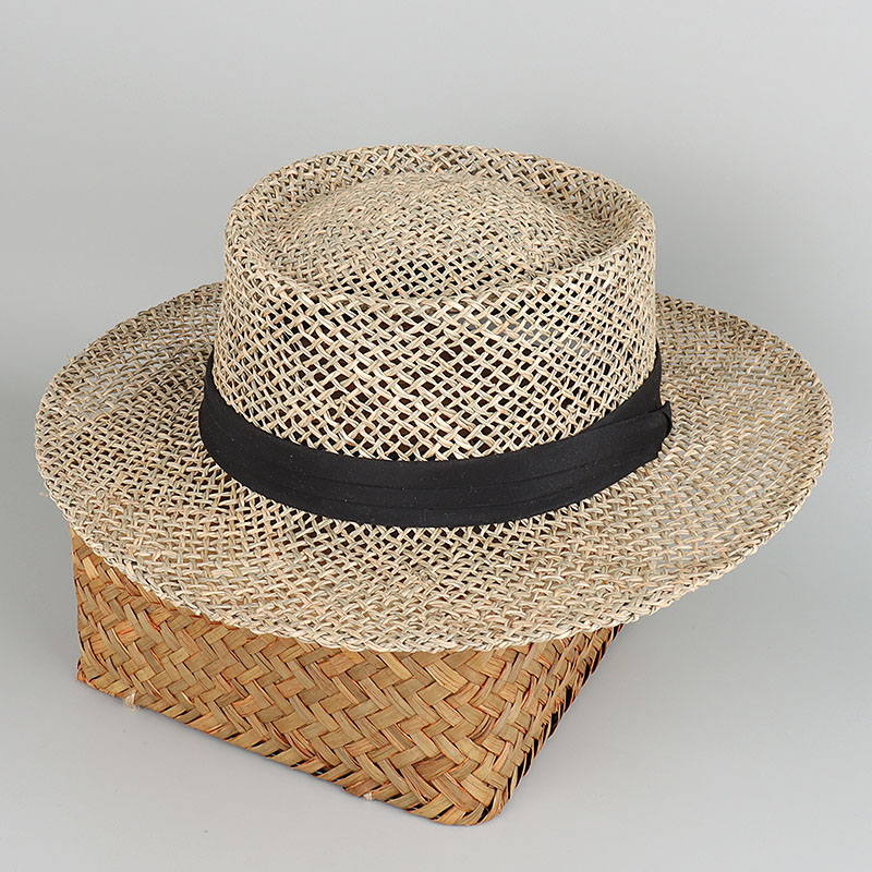 Bucket Hat Straw - 100% Doğal Çimler Panama Plaj güneş