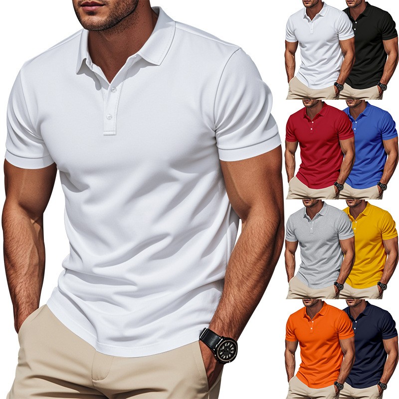 Polo Shirt Pique - Günlük Slim Fit Gömlek Kısa Kollu