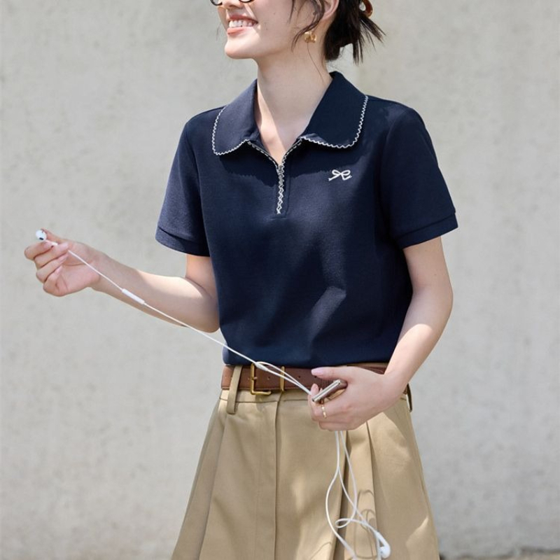Kadınlar İçin Dar Kesim Vücudu - Polo Shirt Pique incelemesi ve fiyatı
