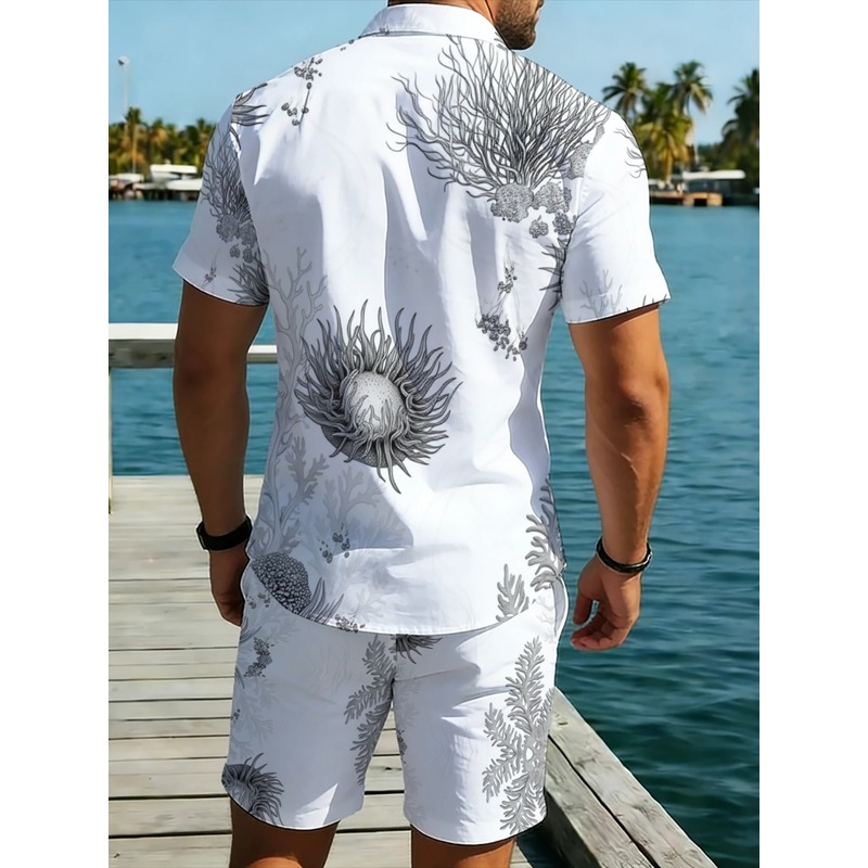 Erkek Çiçekli Hawaii Gömlek ve - Resort Shirt Floral incelemesi ve fiyatı