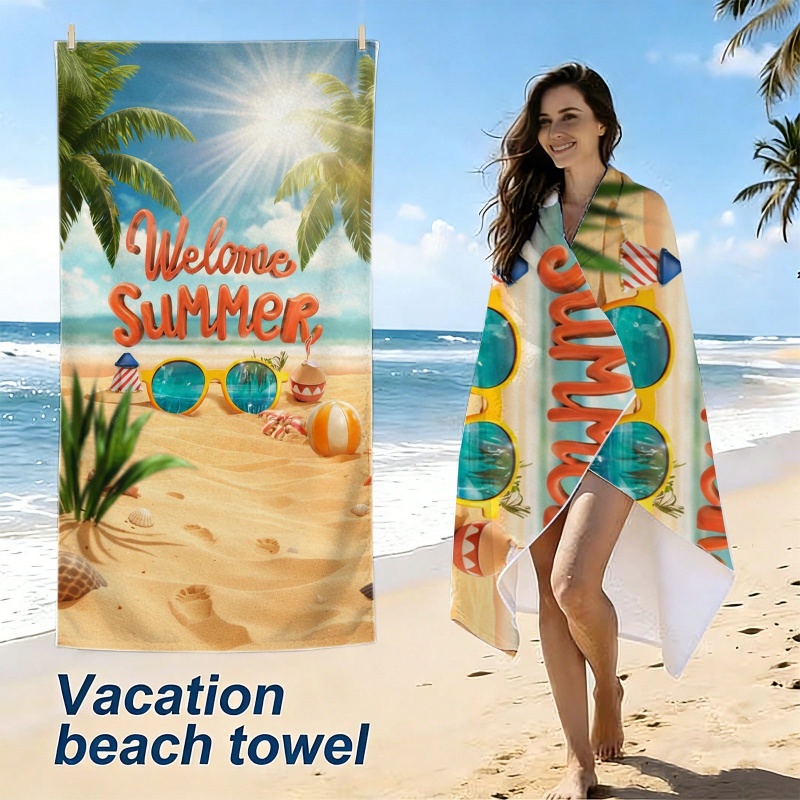 Boho Çiçekli Deniz Kabuğu Palm - Beach Towel Large incelemesi ve fiyatı