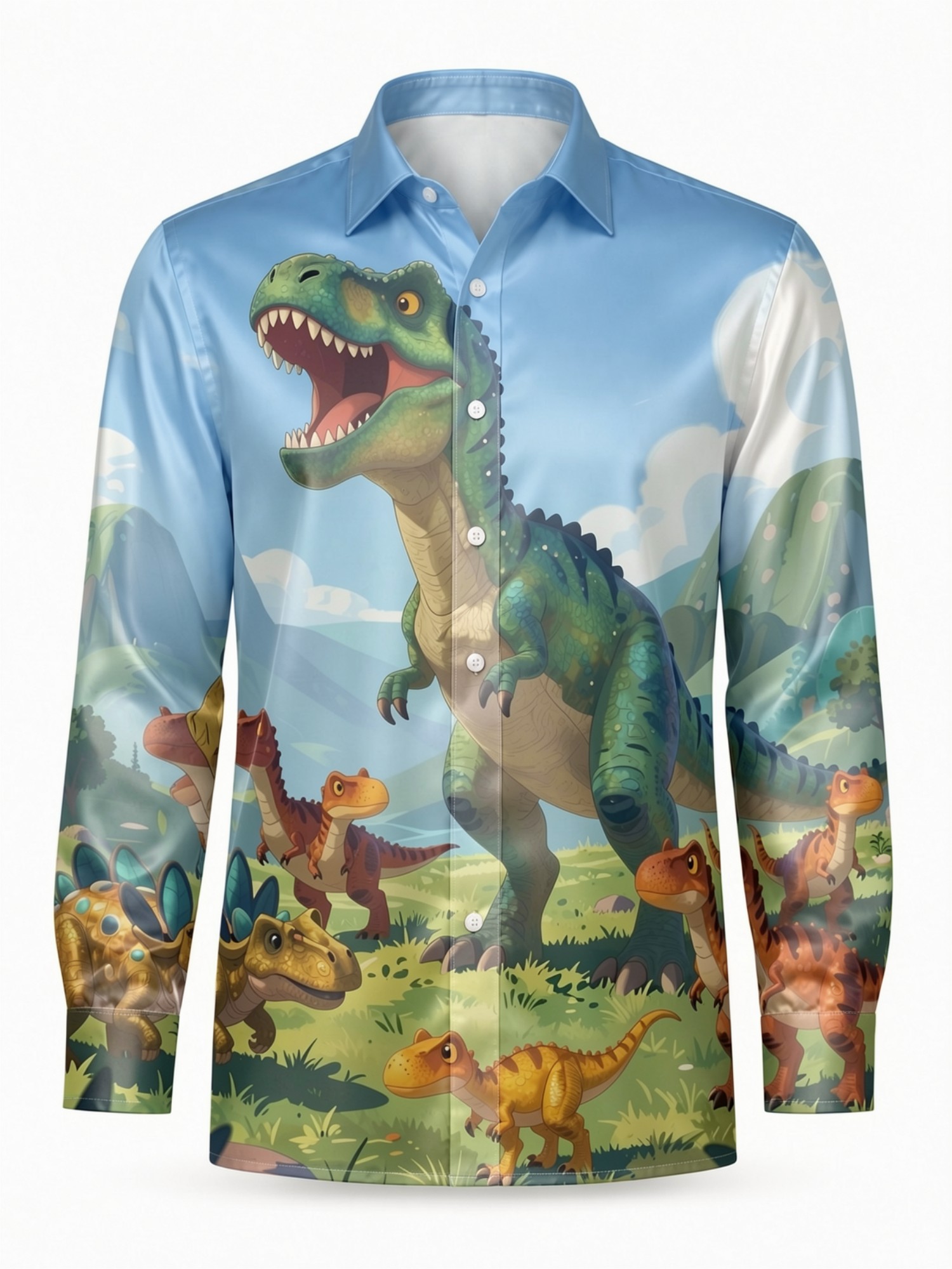 Erkek Modası Saten Uzun Kollu  - Resort Shirt Floral incelemesi ve fiyatı