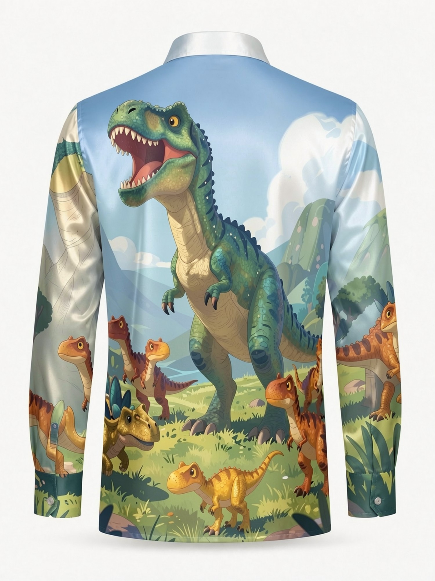 Erkek Modası Saten Uzun Kollu  - Resort Shirt Floral incelemesi ve fiyatı