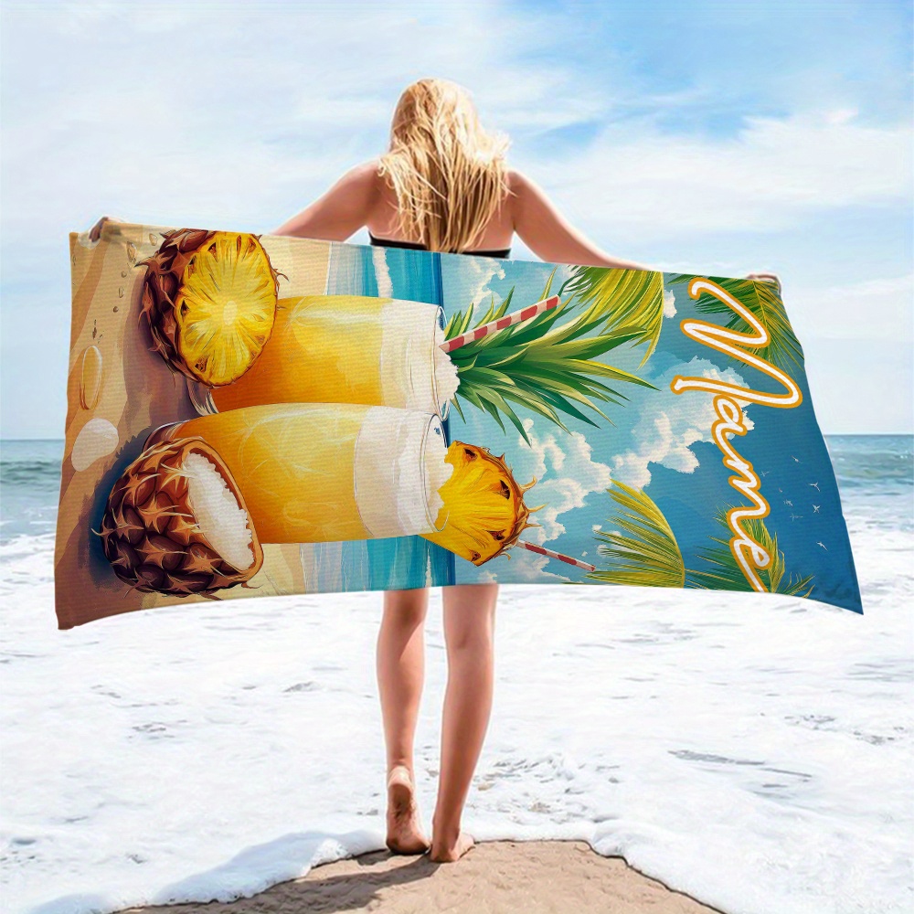 1 adet Kişiye Özel İsimli Plaj - Beach Towel Large incelemesi ve fiyatı