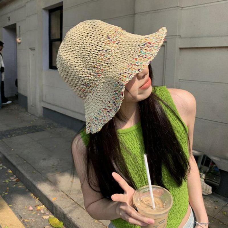 Kadınlar İçin El Dokuması Gökk - Bucket Hat Straw incelemesi ve fiyatı