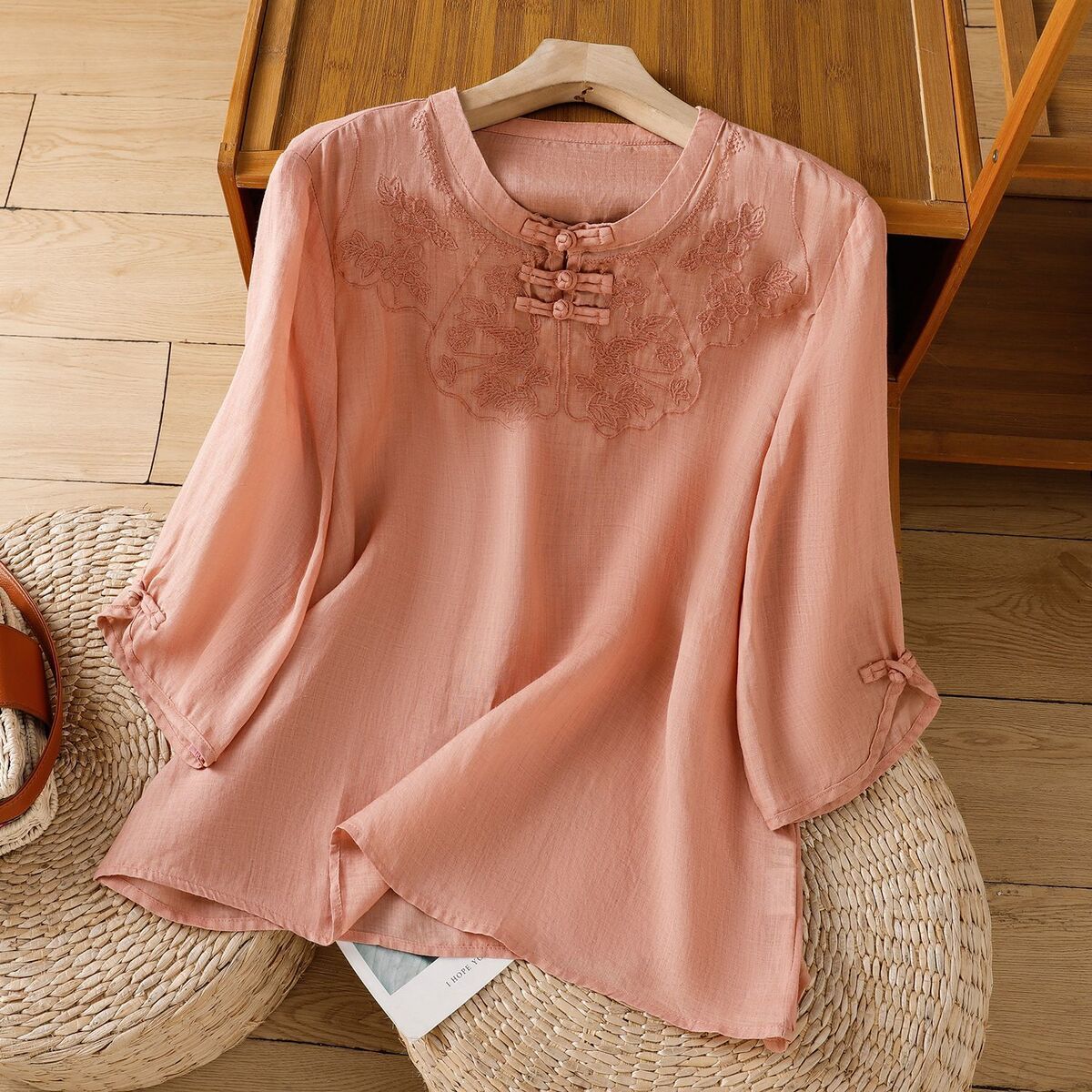 Çin Tarzı Yuvarlak Yaka Düğmel - Shirt Camp Collar incelemesi ve fiyatı